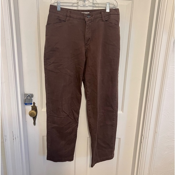 Brown Straight Leg Jeans - Picture 3 of 6